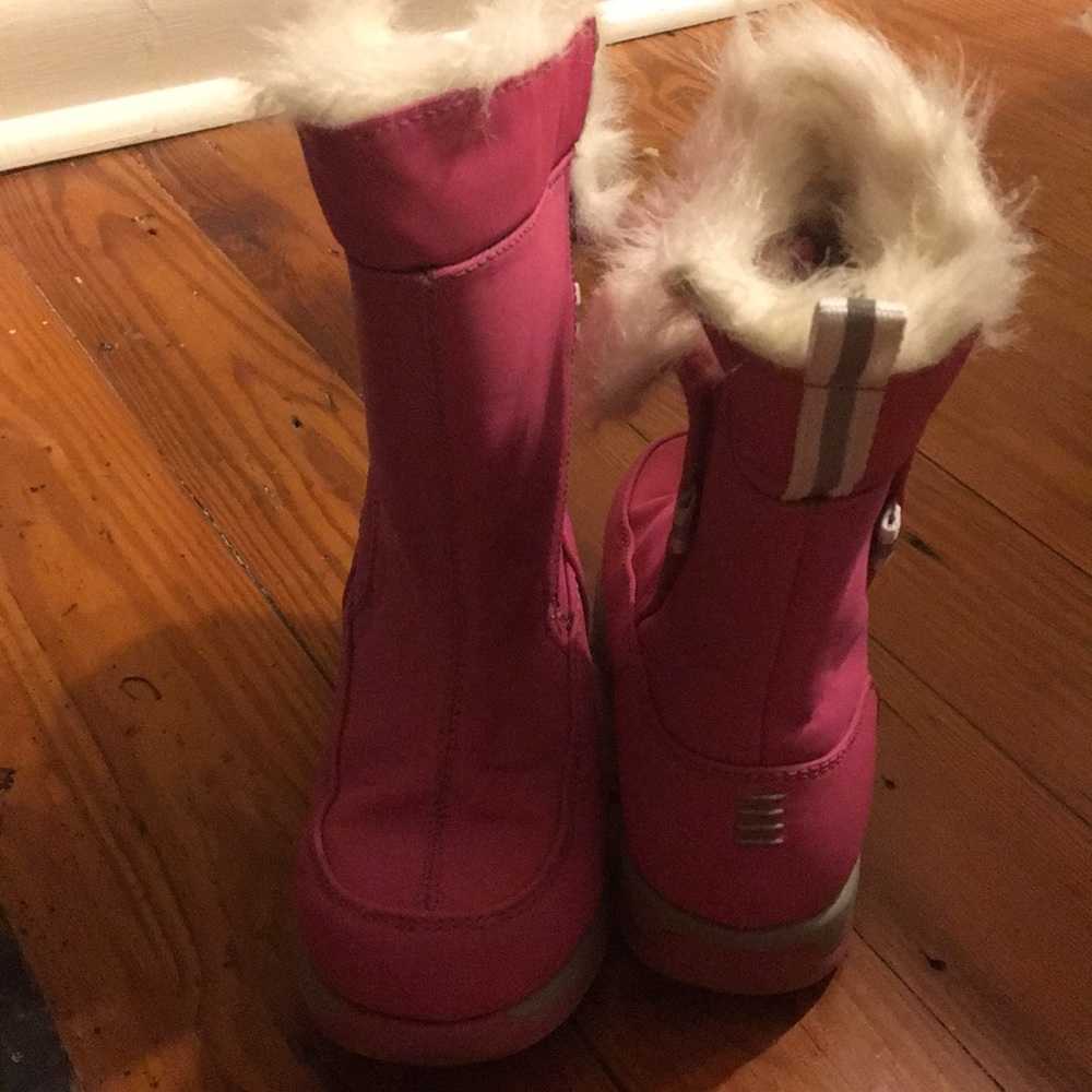 Lands’ End Pink Boots